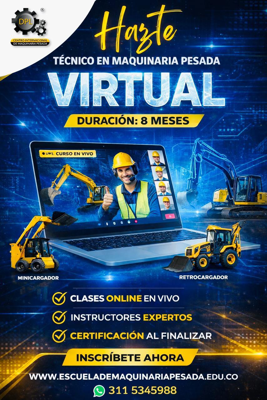 Técnico Virtual en Maquinaria 👷🏻‍♂️